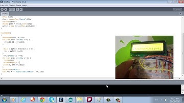 Sensor de temperatura graficando en processing y arduino