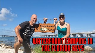 Waterfront camping in the Florida Keys | Bahia Honda State Park site 17