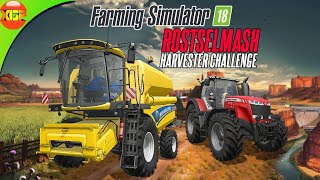 ROSTSELMASH Harvester Purchase Challenge Part #1- Farming Simulator 18 Timelapse Gameplay screenshot 1