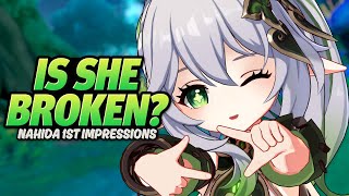 Is she a must pull? | Nahida Teams 1st Impressions screenshot 3