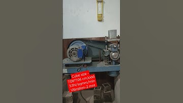 #cement mortar cube # use to determine cement comp. strength . code -IS -4031-P-6(1996) # shorts#