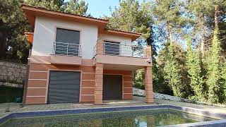 Kuşadası Soğucak Pine Haven Villas Sitesinde Müstakil Havuzlu Villa Bahçesi