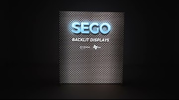 6.5 x 7.4 SEGO Backlit display banner - HIGHLIGHTS