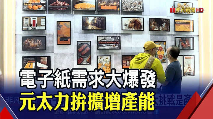 電子紙需求火爆!元太不愁沒訂單 董座李政昊:最大挑戰是"產能"｜非凡財經新聞｜20220428 - 天天要聞