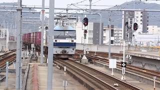 EF210-144 牽引 貨物列車 姫路駅にて