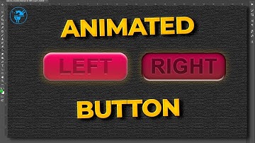 ANIMATED BUTTON IN PHOTOSHOP: How to make a beautiful button for a website.