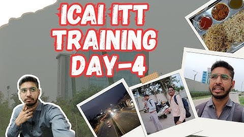 DAY-4🤩||😅Finally our classes again started 😮‍💨||📚ICAI ITT TRAINING 📚||DAILY ROUTINE⏳||DAILY VLOGS ☺️