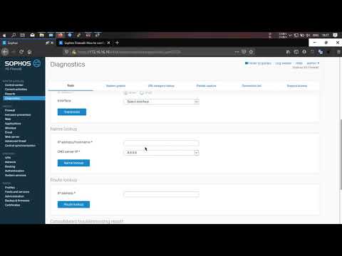 Review Diagnosis Tools Sophos XG Firewall