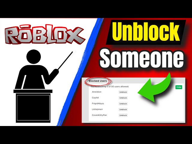 How To Unblock Roblox Users 