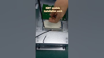 IGBT module installation work #vfd #acdrive #industrialautomation