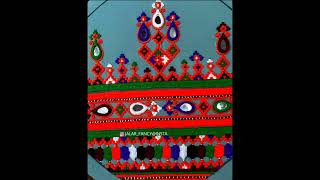 طرح های جدید سبزو دوچ New balochi dress embroidery 🪡#آموزش_دوخت #بلوچی_دوچ #balochikashida #پلیوار