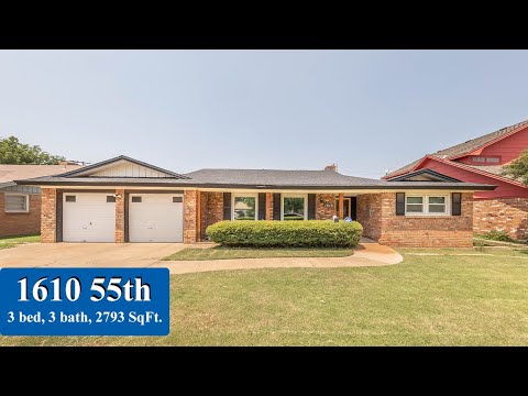 1610 55th St, Lubbock, TX home video tour