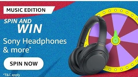 Amazon Music Edition Spin And Win Quiz Answers Today | 16 June 2022