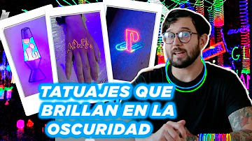 ¿Qué hace que un tatuaje brille en la oscuridad?