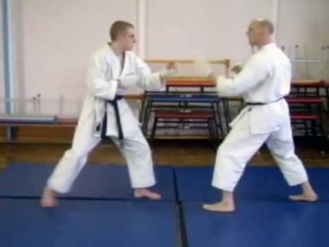 Shotokan Karate Kumite Techniques - YouTube