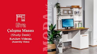 Eva Çalışma Masası Kurulum Eva Study Desk Embly