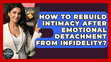 How To Rebuild Intimacy After Emotional Detachment From Infidelity? - Get Divorce Answers