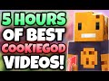 *5 HOURS* OF "FUNNIEST" COOKIEGOD VIDEOS TO FALL ALSEEP TO! (MINECRAFT)