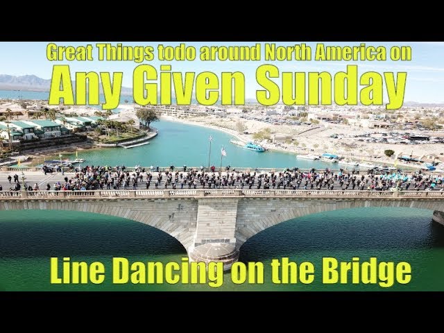 8th Annual Line Dance on The Bridge in Lake Havasu Arizona