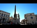 Walking and cycling from Quirinale to Arco di Giano (with CC) | Rome 4K | ITALY, Dec 2021 - Slow TV