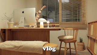 🏡부부VLOGㆍ아이맥27인치+에어팟프로 언박싱, 컴터방 꾸미기, 미니어처 만들기, 빨간머리앤 다꾸, 호떡 만들기, 파심기