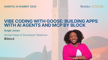 Workshop: Block: Vibe Coding with Goose  Building Apps with AI Agents and MCP by Block