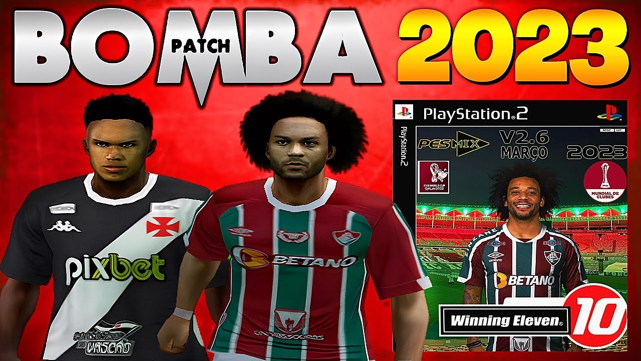 🚨 EFOOTBALL PES 2023 (PS2) ISO MARÇO 100% ATUALIZADO , TIMES