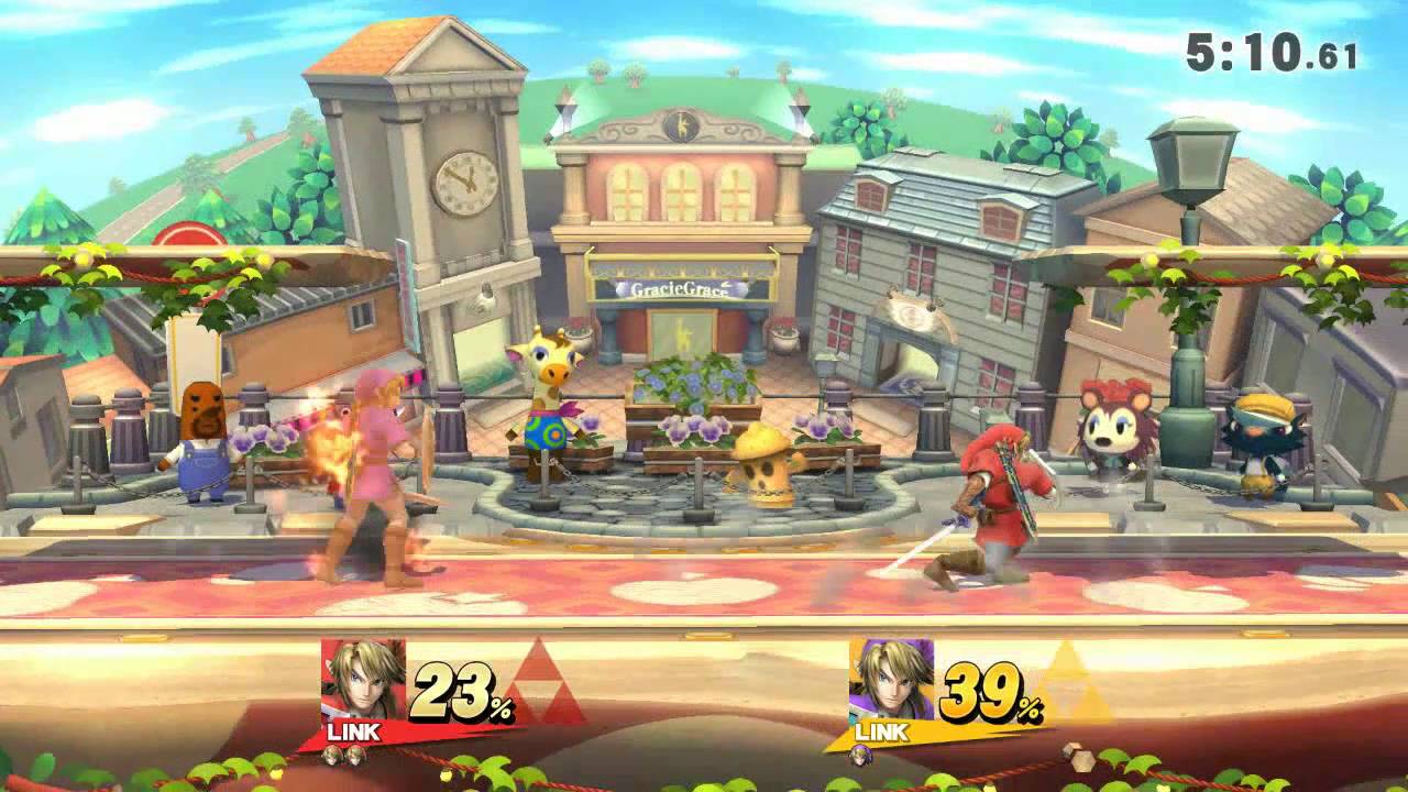 Nimious (Link) Vs. login sinker (Link) SSB4 Friendlies Match 3 super smash bros. characters