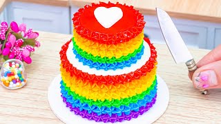 Rainbow KITKAT Cake Easy Recipes 🌈 How To Make Miniature KitKat Cake Compilation 🍭