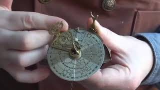 Nineteenth century portable sundial model 😲