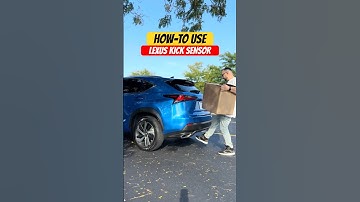 🚗 Lexus NX Secret! Kick Sensor Tailgate Trick (Open & Close Demo) (Part 3) #CarTips #Shorts