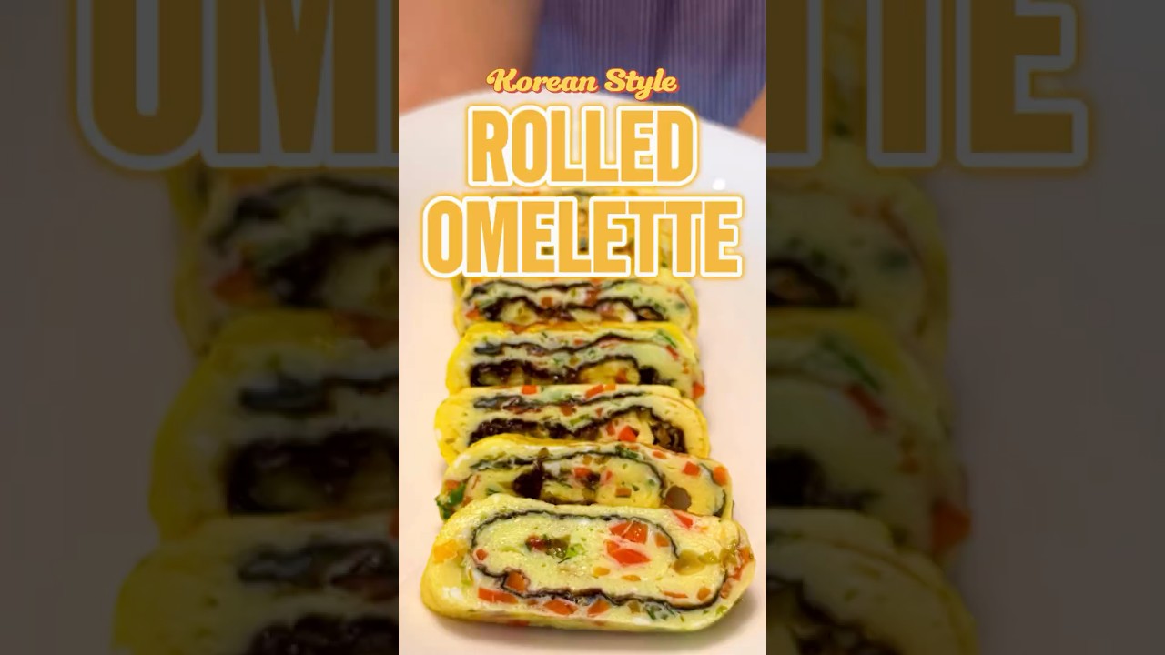 Korean-style rolled omelette [Gyeran Mari]