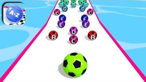 A-Z Run Gameplay All Levels iOS, Android Walkthrough Mobile Relaxing Games Big Update Max Level DFCX