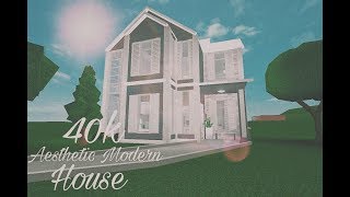 Bloxburg: Aesthetic Modern house 40k (ROBLOX)