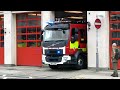 East Sussex fire and rescue Pump turnout at Preston circus fire station