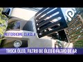 Troca de óleo, filtro de óleo e filtro de ar MOTORHOME CLASS A F53. Troca de óleo motorhome