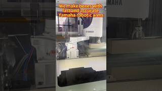 We make boxes with fast and accurate YAMAHA robotic arms!#shots #packaging #yamaha #giftbox