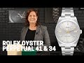 Timeless elegance rolex oyster perpetual 41  34 steel silver dial watches  swisswatchexpo