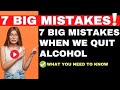 Quitting drinking 7 big mistakes to avoid in sobriety