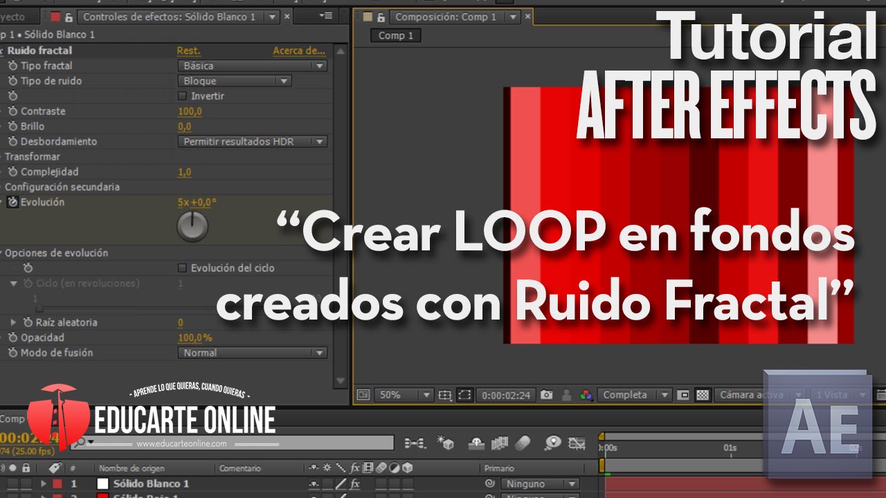 Como Hacer Un Loop En After Effects
