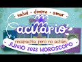 TAROT horóscopo ♒️ ACUARIO JUNIO 2022 💞 amor 👔 trabajo 🤑 dinero 🍏 salud
