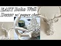 Boho Wall decor / IOD moulds / paper clay / home deco r/ DIY