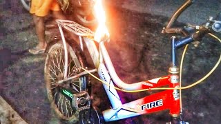 Cycle Mein Aag Laga Gaya Ab Kya Hoga The Bicycle Caught Fire.what Will Happen Now..?🔥🔥😲 Cycle Mein Aag Laga Gaya Ab Kya Hoga The Bicycle Caught Fire.what Will Happen Now..?🔥🔥😲