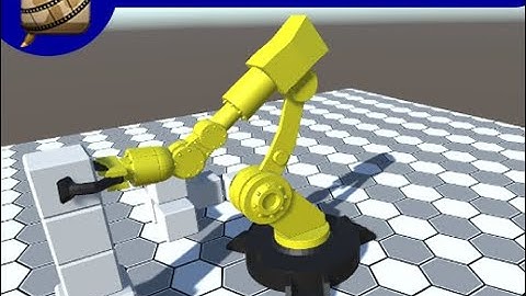 Robotic industrial dynamic arm Unity 3D asset store