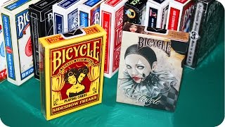 Выбери колоду карт Bicycle + инфо о курсах магии