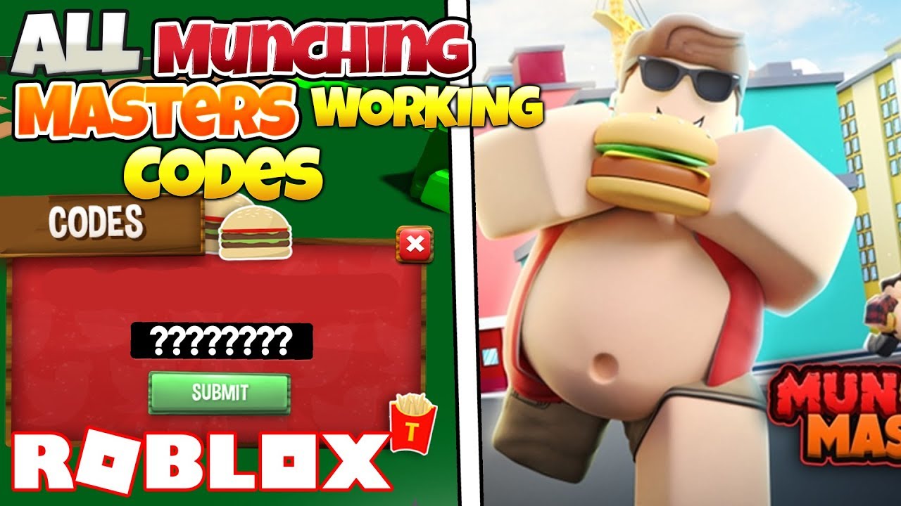 ALL NEW *OP* WORKING CODES!!  🍔 Munching Masters (ROBLOX) 