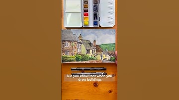 Multiple Vanishing Points in Perspective Drawing #drawingtips #perspective