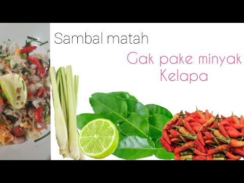 Sambal Matah Tanpa Minyak
