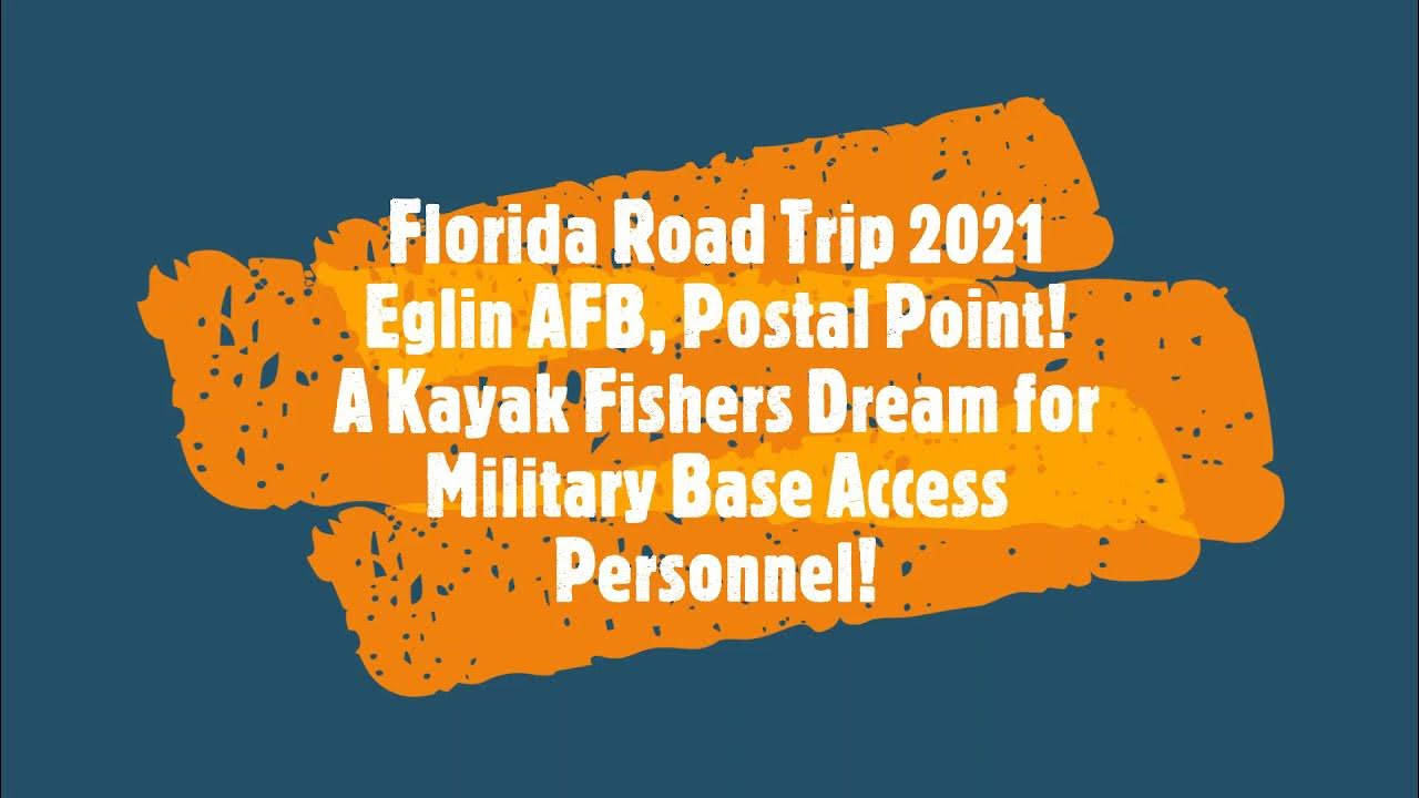 Kayak Fishers Dream! Postal Point at Eglin Air Force Base, FL YouTube