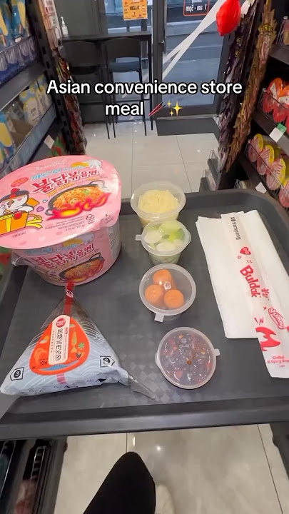 Asian Convenience Store Feast: Must-Try Snacks! 🍱🍜
